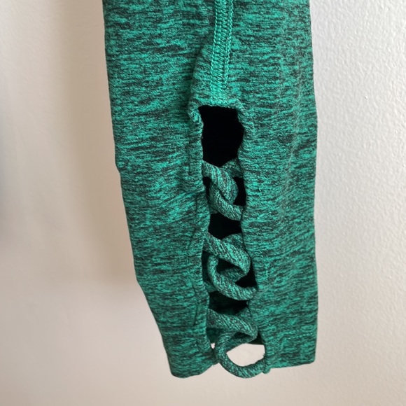 Spacedye Caught In The Midi High Waisted Crop Legging - Picture 4 of 5